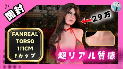 Fanreal トルソードール開封レビュー【Dellaヘッド｜Fカップ・29万円の完成度を検証・パンダマン】